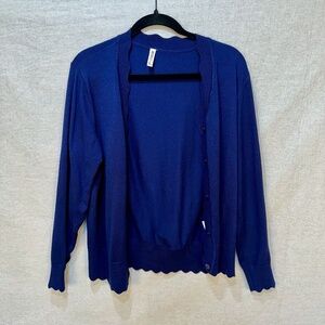 Grecerelle Blue Cardigan Sweater